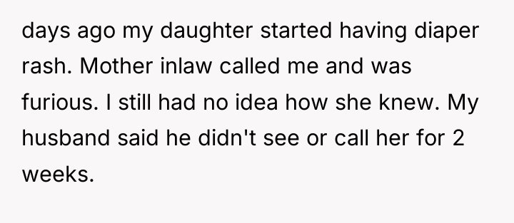 days ago my daughter started having diaper rash. Mother inlaw...