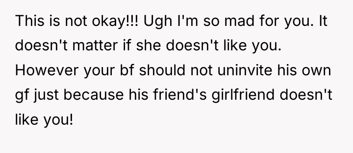 This is not okay!!! Ugh I'm so mad for you....