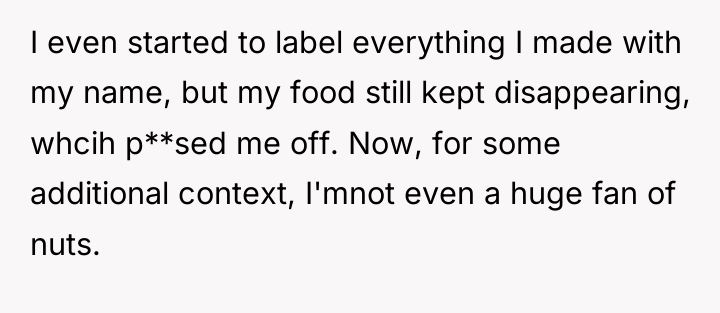 I even started to label everything I made with my...