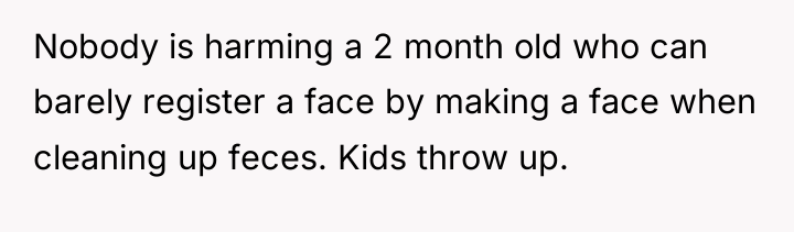 Nobody is harming a 2 month old who can barely...