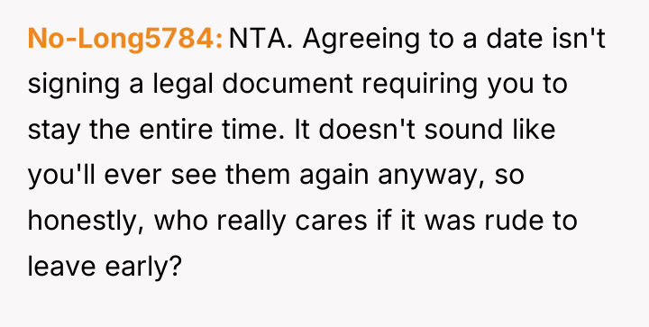 No-Long5784 NTA. Agreeing to a date isn't signing a legal...