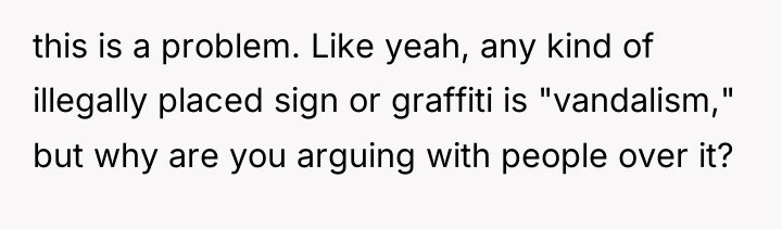 this is a problem. Like yeah, any kind of illegally...