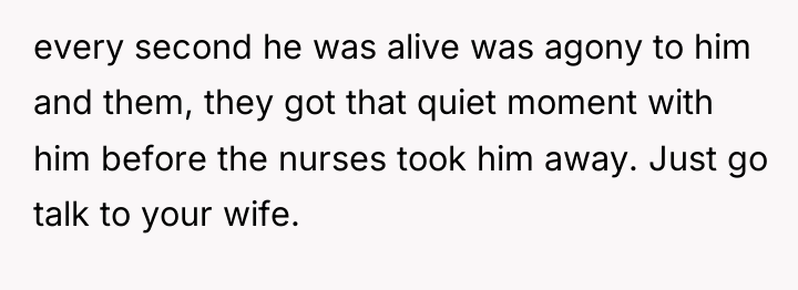 every second he was alive was agony to him and...