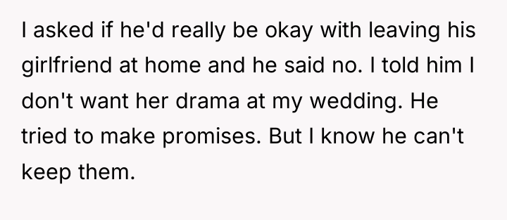 I asked if he'd really be okay with leaving his...