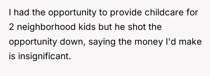 I had the opportunity to provide childcare for 2 neighborhood...