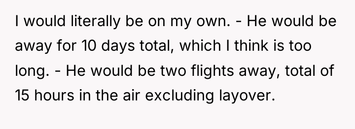 I would literally be on my own. - He would...