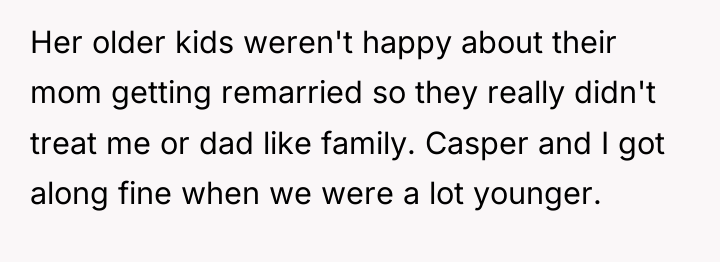 Her older kids weren't happy about their mom getting remarried...