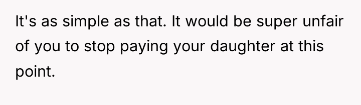 It's as simple as that. It would be super unfair...