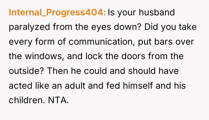 Internal_Progress404 Is your husband paralyzed from the eyes down? Did...