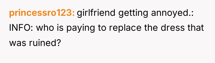 princessro123 girlfriend getting annoyed.: INFO: who is paying to replace...