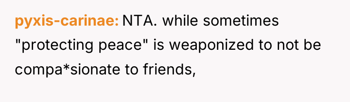 pyxis-carinae NTA. while sometimes "protecting peace" is weaponized to not...