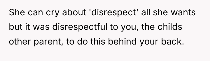 She can cry about 'disrespect' all she wants but it...