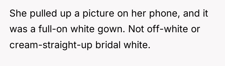She pulled up a picture on her phone, and it...