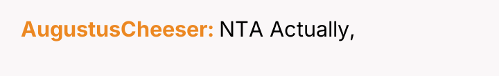 AugustusCheeser NTA Actually,