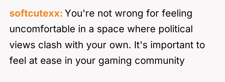 softcutexx You're not wrong for feeling uncomfortable in a space...