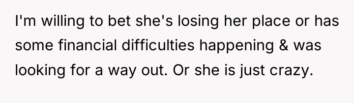 I'm willing to bet she's losing her place or has...