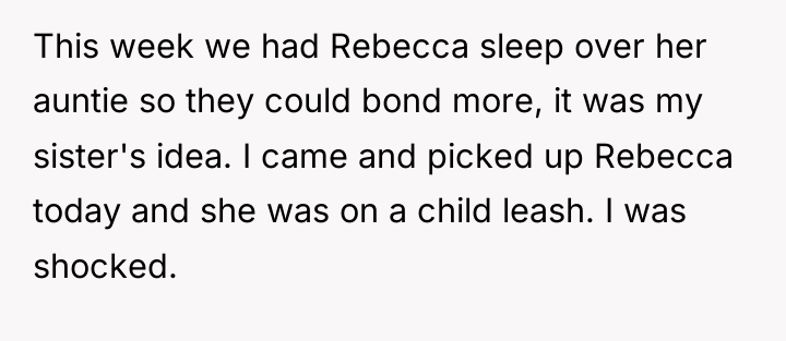 This week we had Rebecca sleep over her auntie so...
