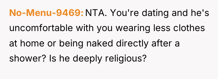 No-Menu-9469 NTA. You're dating and he's uncomfortable with you wearing...