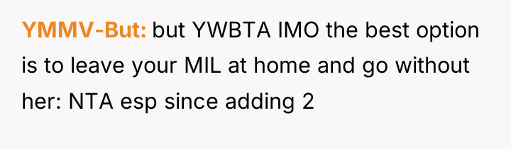 YMMV-But but YWBTA IMO the best option is to leave...