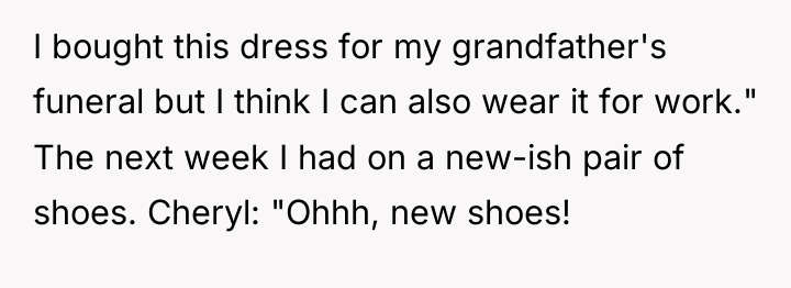 I bought this dress for my grandfather's funeral but I...