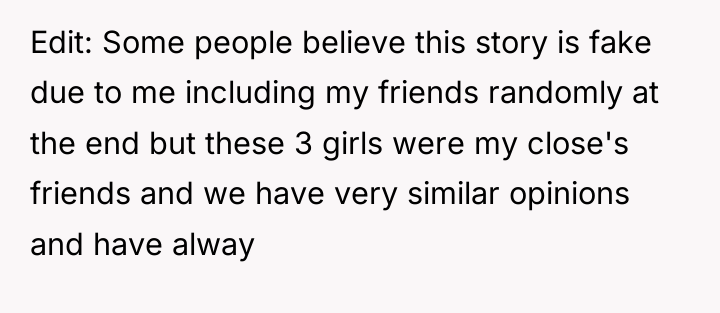 Edit: Some people believe this story is fake due to...
