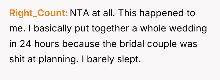 Right_Count NTA at all. This happened to me. I basically...
