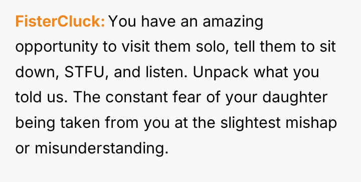 FisterCluck You have an amazing opportunity to visit them solo,...