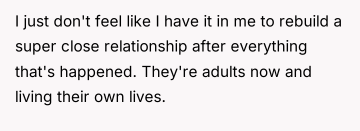 I just don't feel like I have it in me...