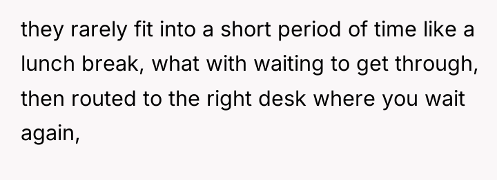 they rarely fit into a short period of time like...