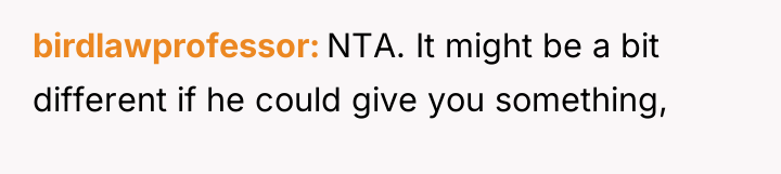 birdlawprofessor NTA. It might be a bit different if he...