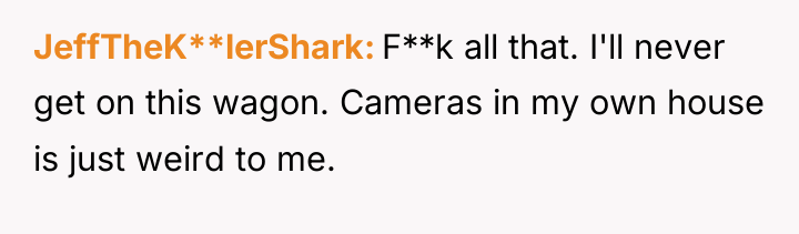 JeffTheK**lerShark F**k all that. I'll never get on this wagon....