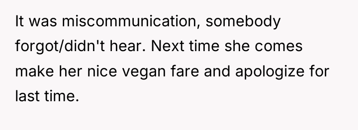 It was miscommunication, somebody forgot/didn't hear. Next time she comes...