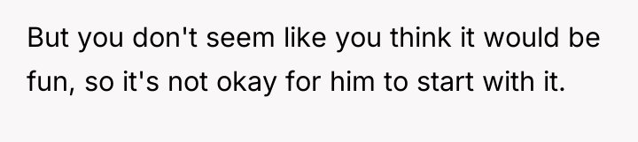 But you don't seem like you think it would be...
