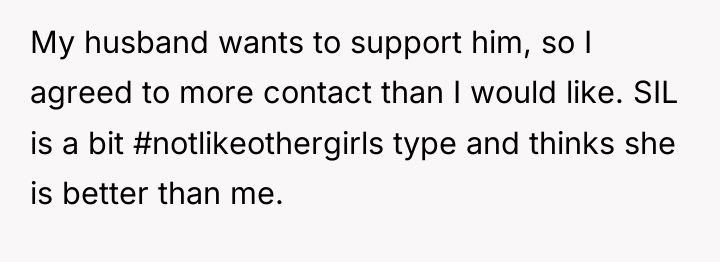 My husband wants to support him, so I agreed to...