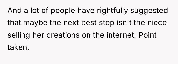 And a lot of people have rightfully suggested that maybe...