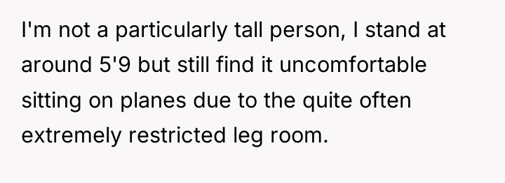 I'm not a particularly tall person, I stand at around...