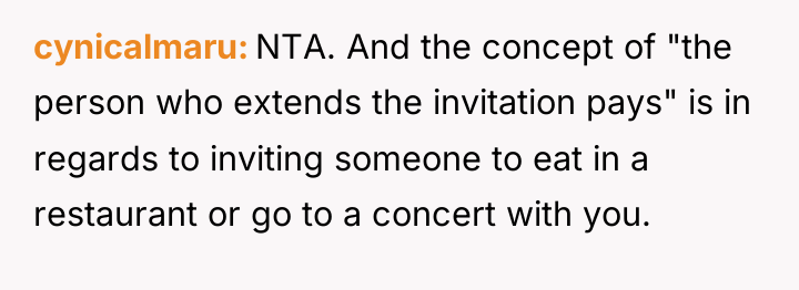 cynicalmaru NTA. And the concept of "the person who extends...