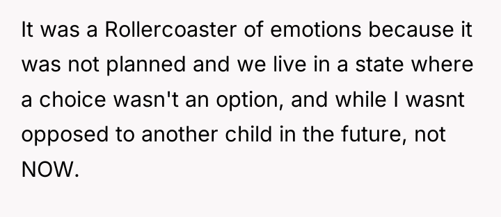 It was a Rollercoaster of emotions because it was not...