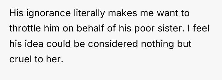 His ignorance literally makes me want to throttle him on...