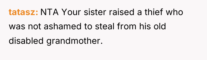 tatasz NTA Your sister raised a thief who was not...