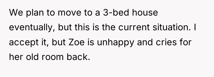 We plan to move to a 3-bed house eventually, but...
