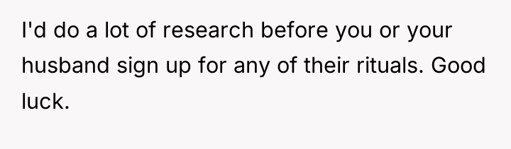 I'd do a lot of research before you or your...