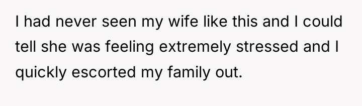 I had never seen my wife like this and I...
