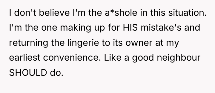I don't believe I'm the a*shole in this situation. I'm...