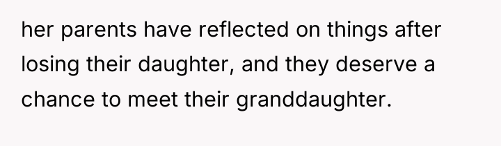 her parents have reflected on things after losing their daughter,...