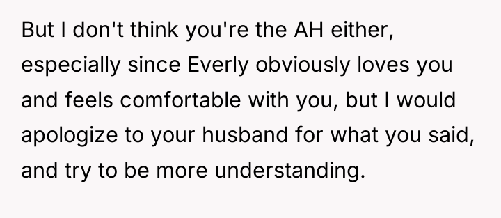 But I don't think you're the AH either, especially since...