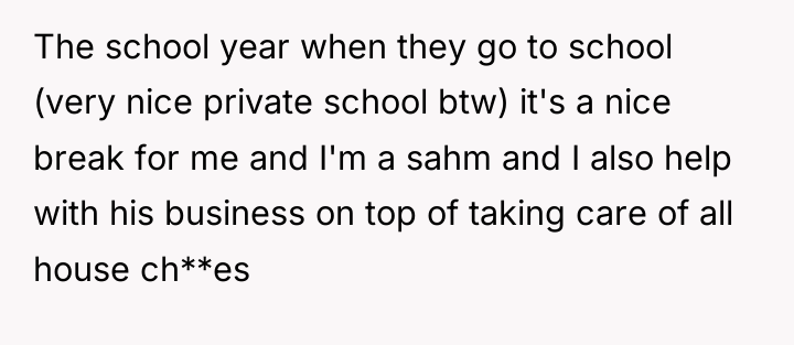 The school year when they go to school (very nice...