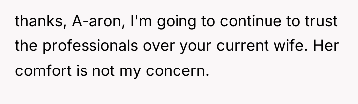 thanks, A-aron, I'm going to continue to trust the professionals...