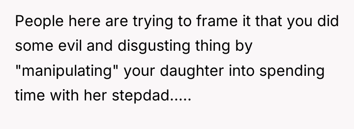 People here are trying to frame it that you did...