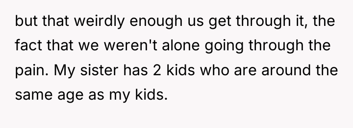 but that weirdly enough us get through it, the fact...